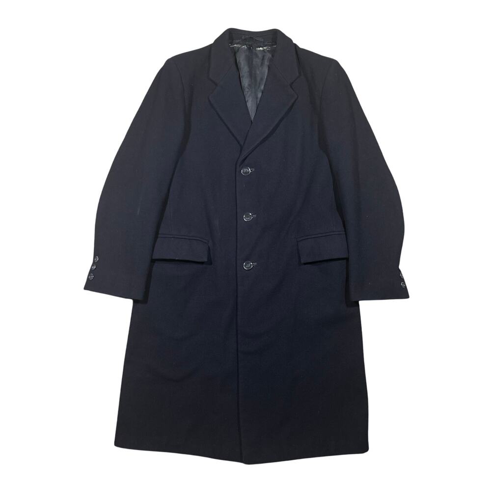 Vintage Witty Brothers Pure Wool Trench Coat Men’s XL Made In Hungary Overcoat